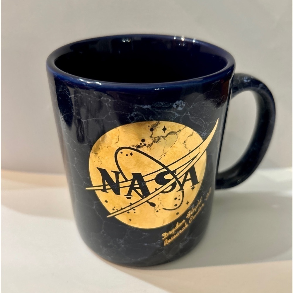 Vintage NASA Large Collector Coffee Cup Mug Dryden Flight Research Cente…‌